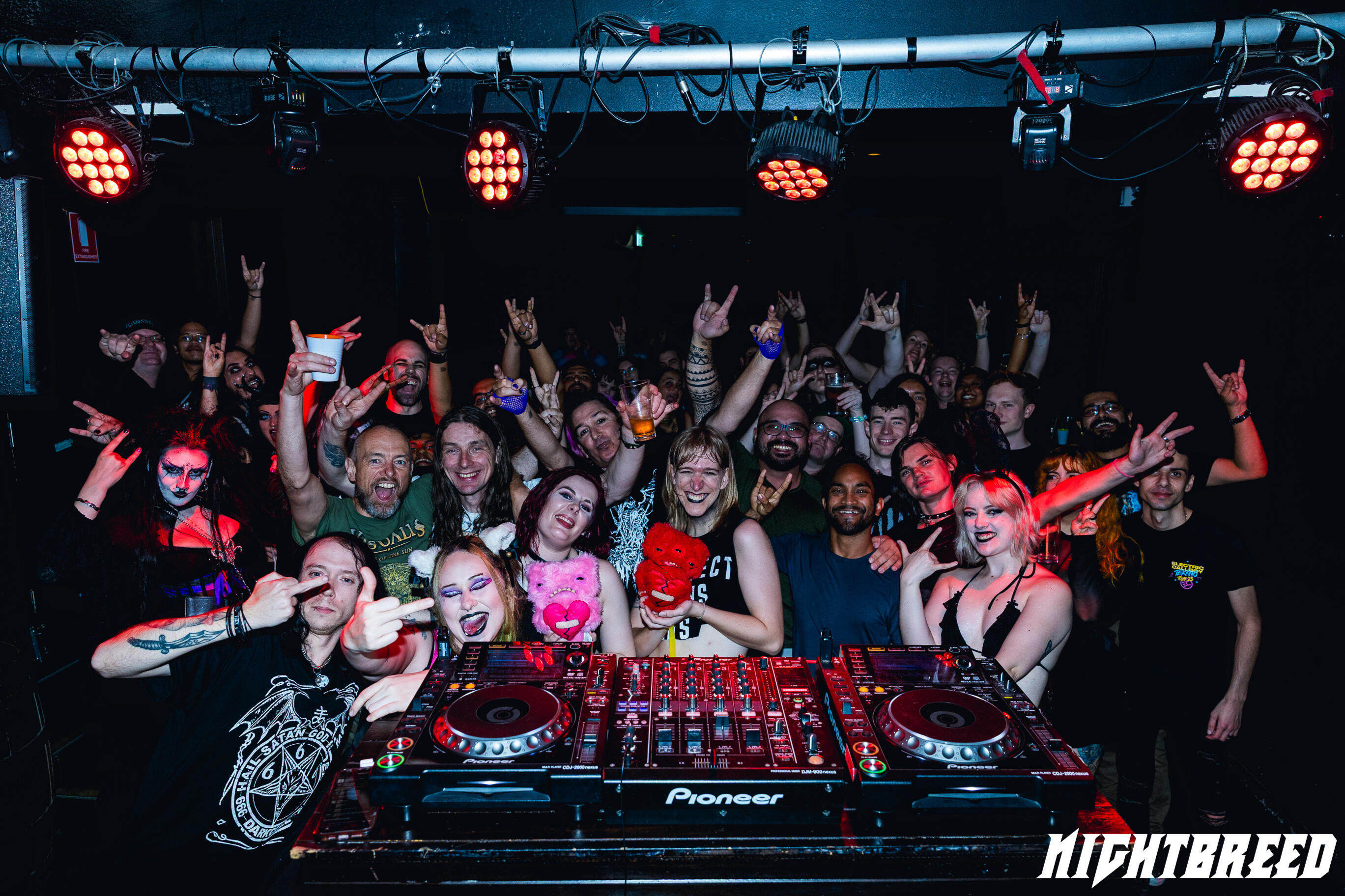Crowd at Nightbreed heavy music event